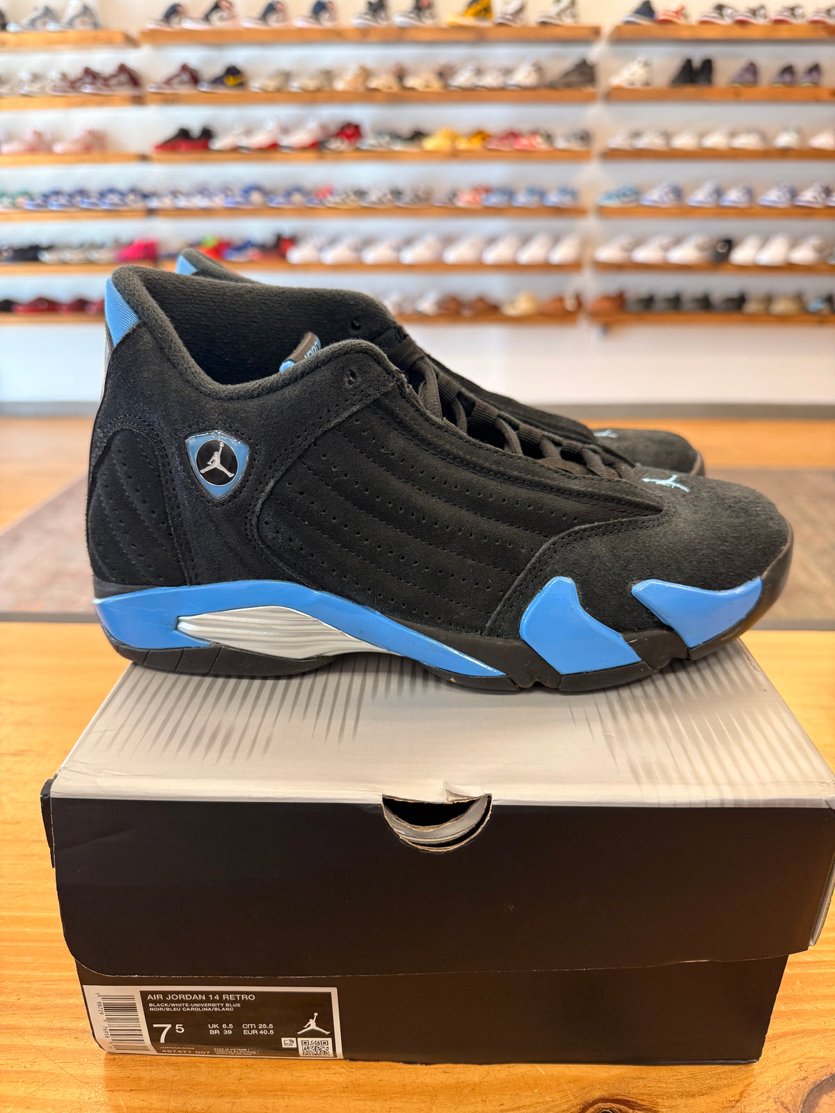 Jordan 14 Retro Black University Blue (2026)