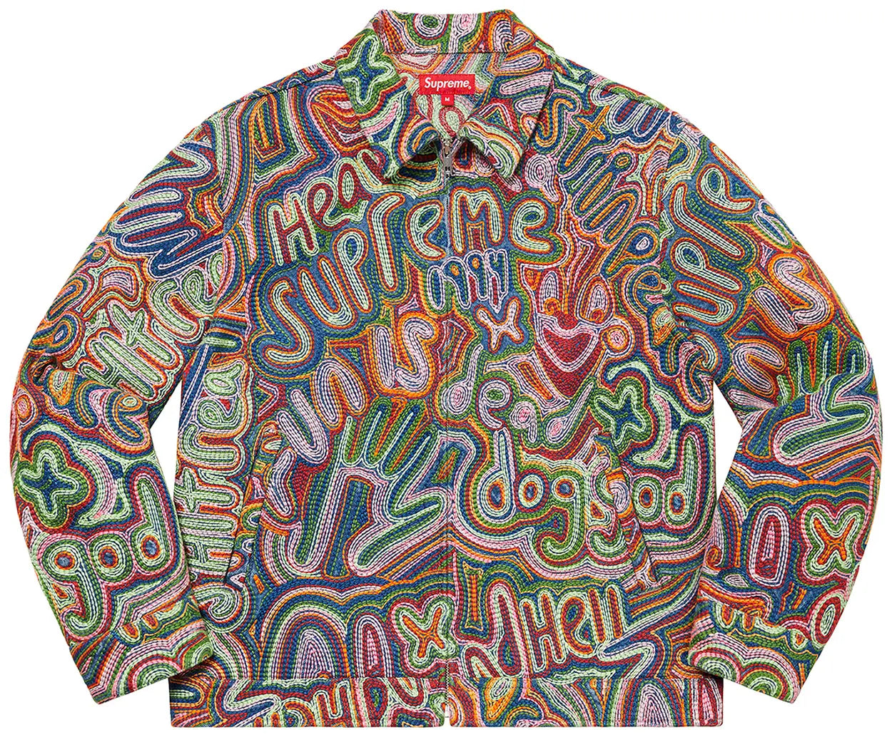 Supreme Chainstitch Denim Jacket Multicolor