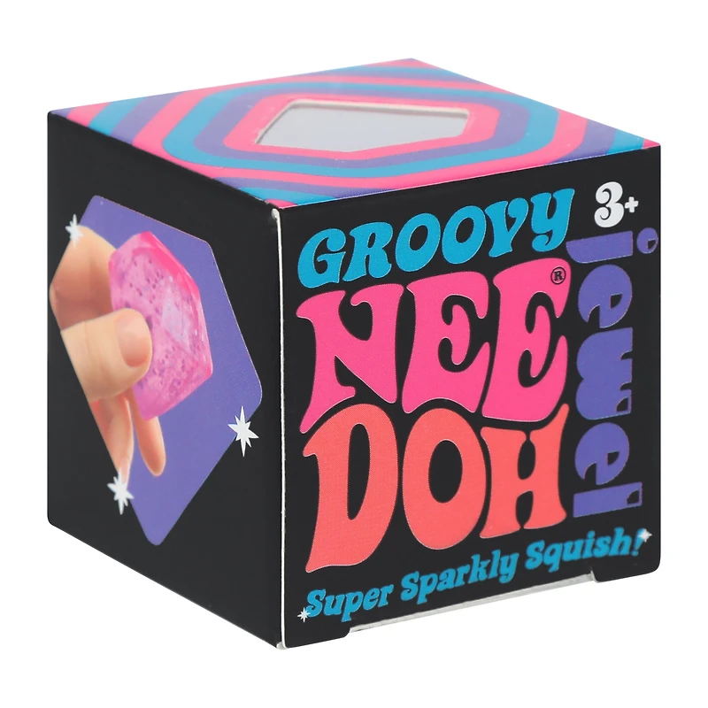 NeeDoh Teenie Groovy Jewel Small Stress Ball - Color May Vary