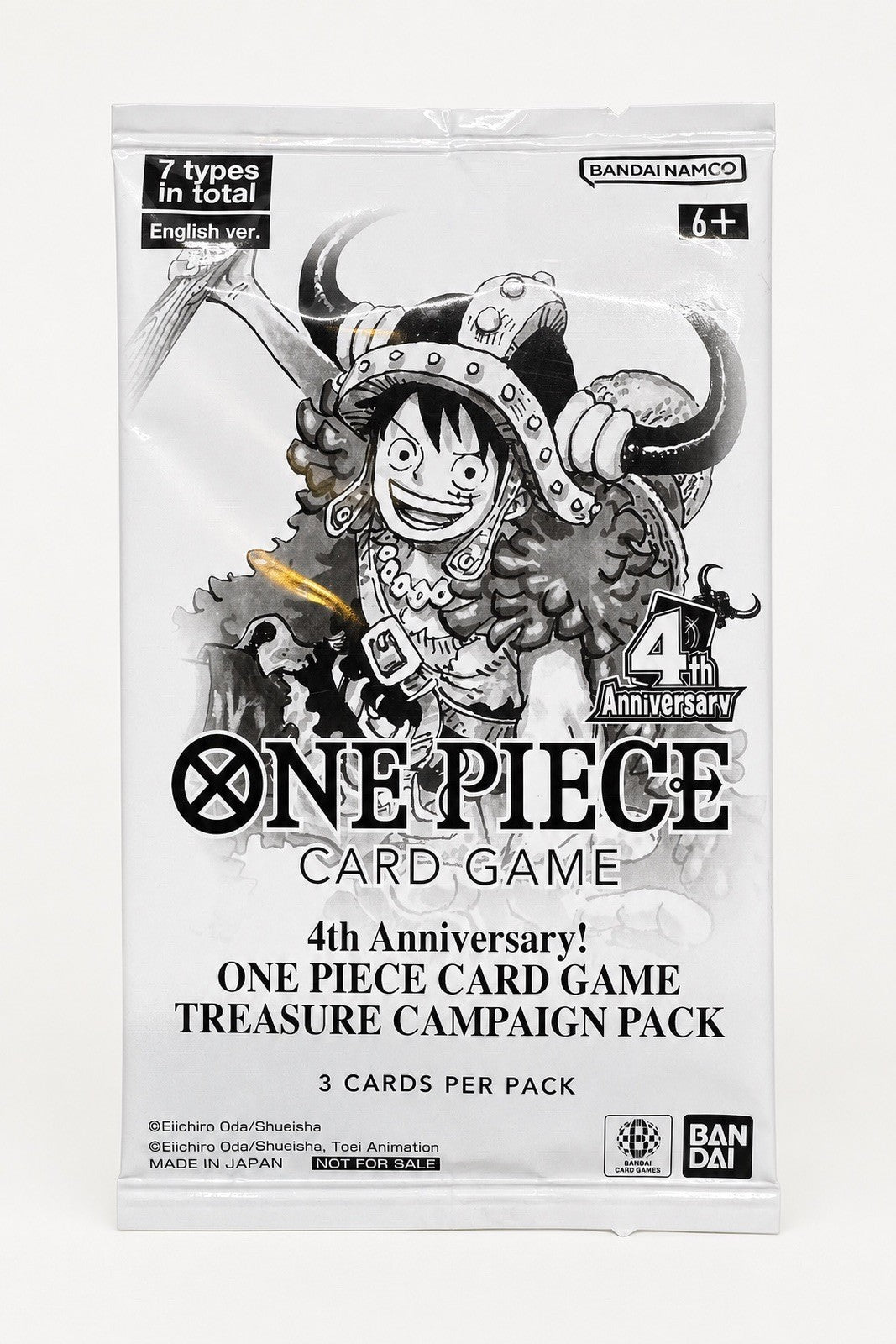 One Piece Card Game 4th Anniversary Treasure Campaign Pack Sealed