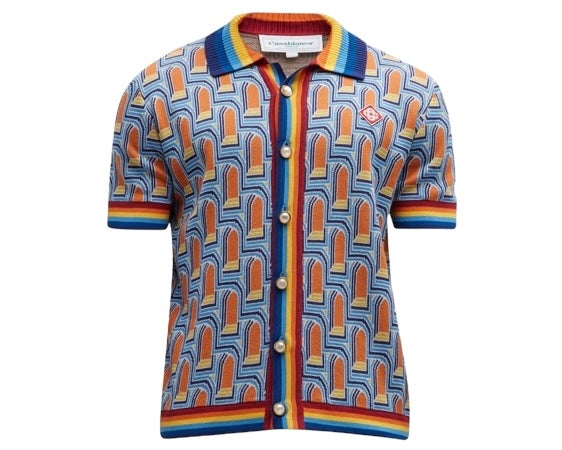 Casa Blanca Colorful Button Up