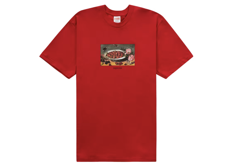 Supreme Strawberries Tee Red