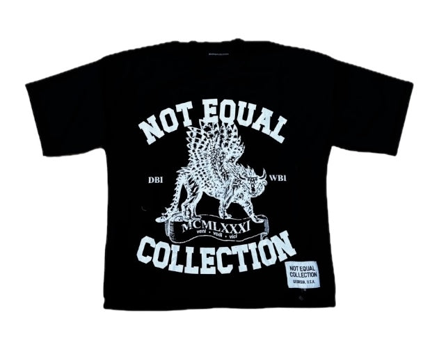 Not Equal Veni Vedi Vici Tee Black