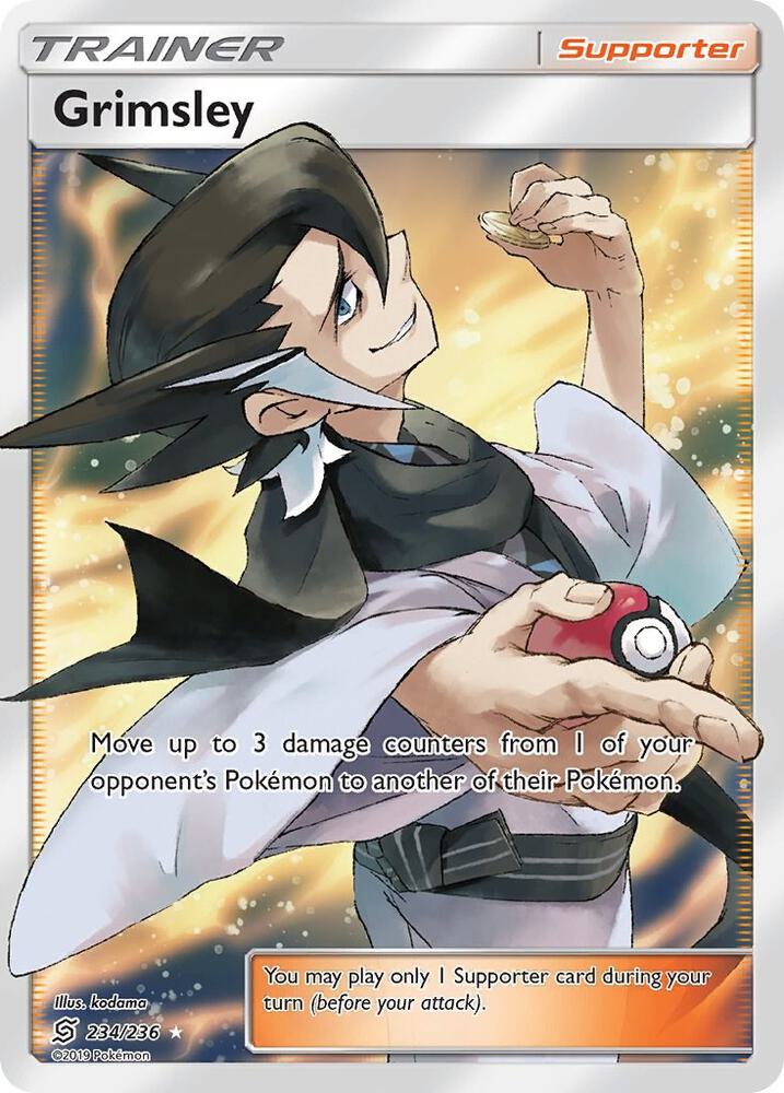 Grimsley (Full Art) - 234/236 - SM - Unified Minds (SM11)