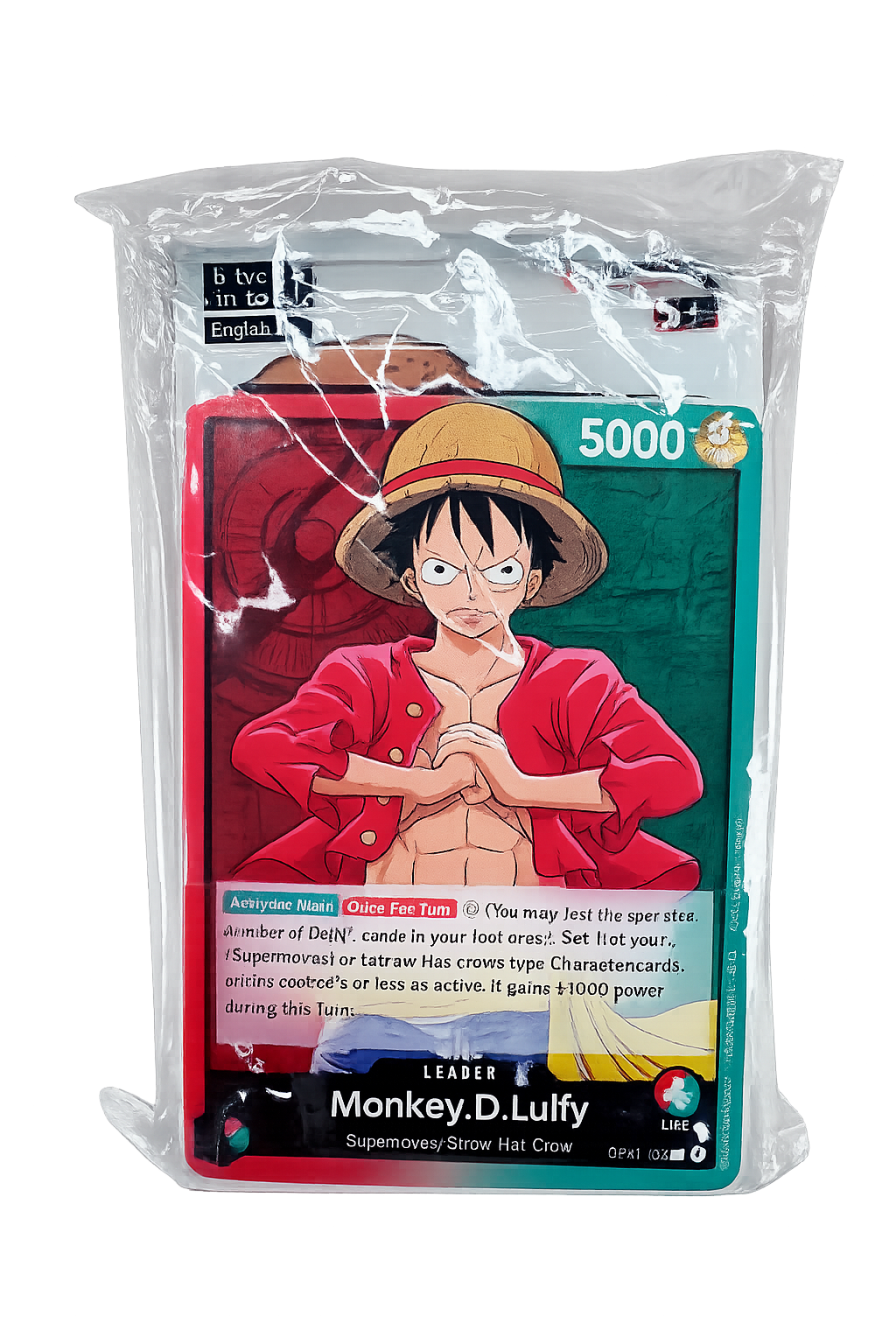 One Piece Welcome Kit Monkey D. Luffy OP01-003 Demo Deck + Promo Pack - Sealed
