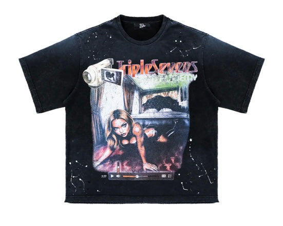 Triple Sevens Filmstar Tee Black
