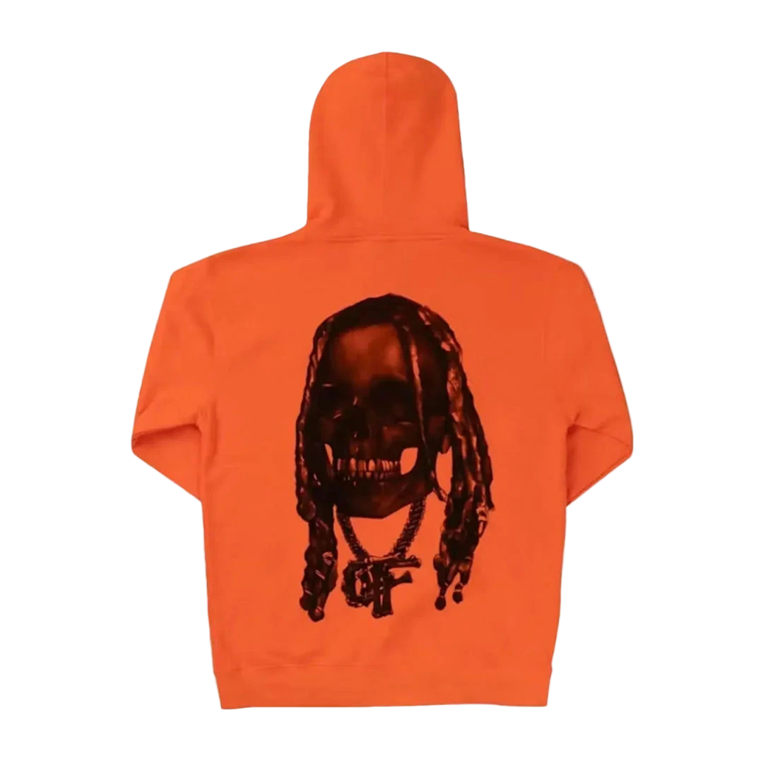 Revenge Bones Durk Hoodie Orange