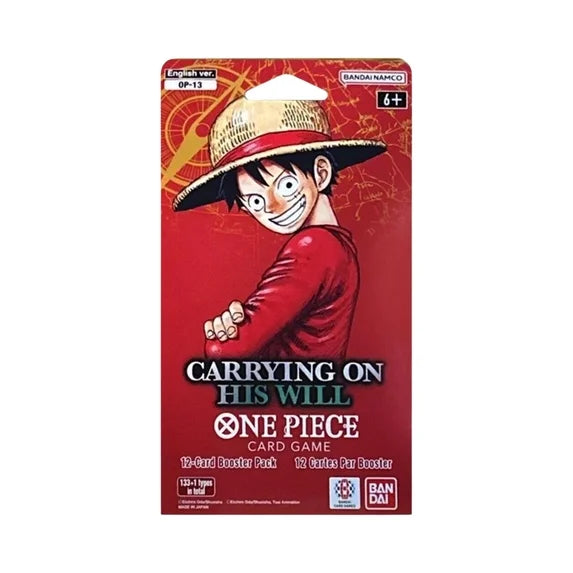 One Piece TCG: Carrying On His Will Booster Pack (OP-13)