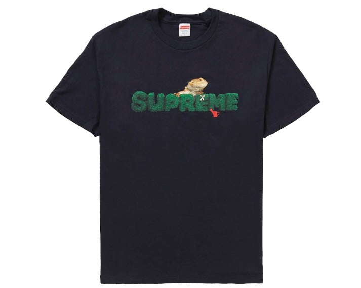 Supreme Lizard Tee Navy