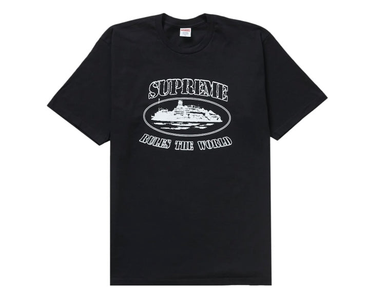 Supreme Corteiz Rules The World Tee Black