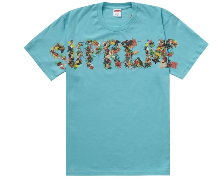 Supreme Toy Pile Tee Light Teal