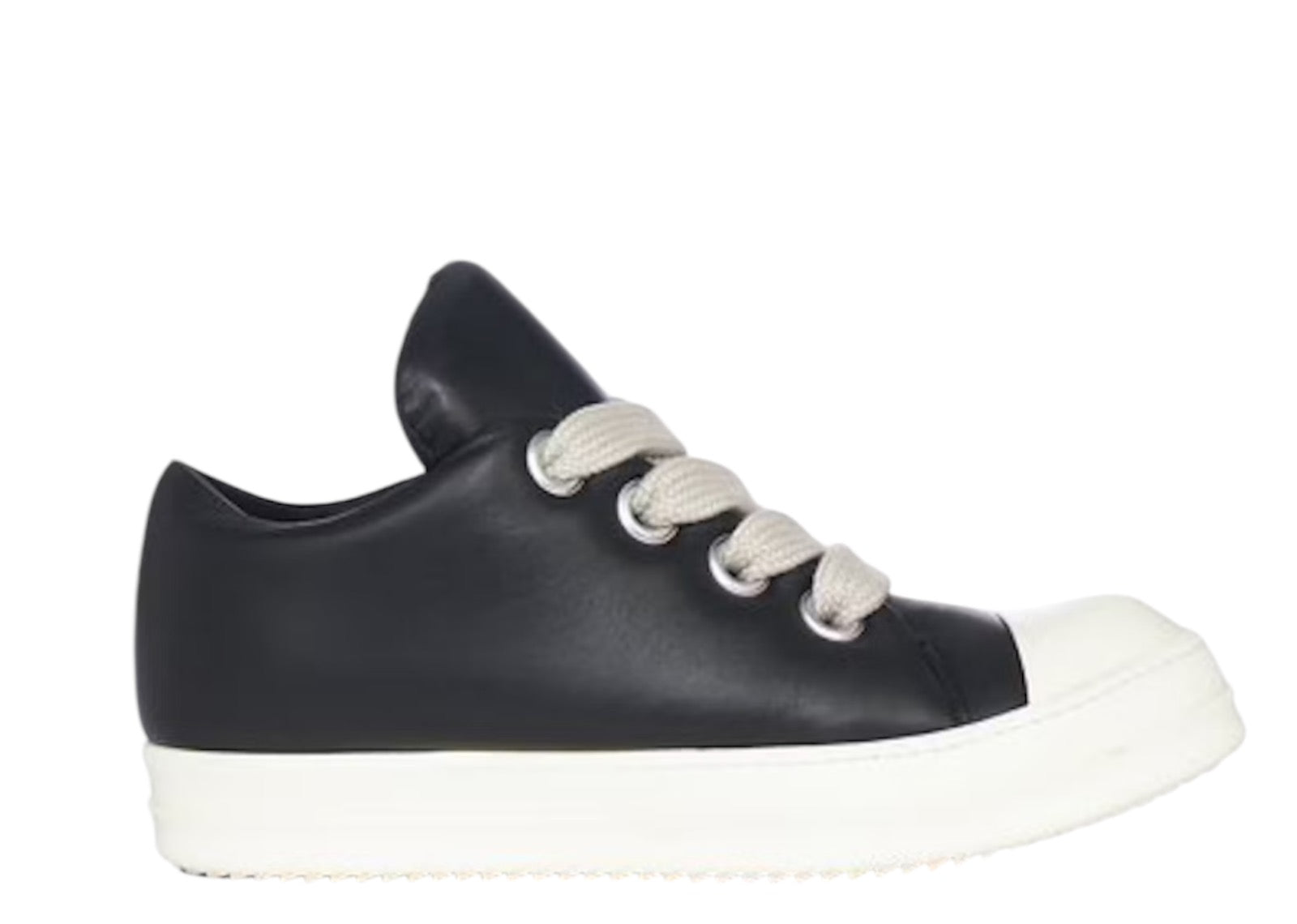 Rick Owens Luxor Jumbo Padded Low Black Milk