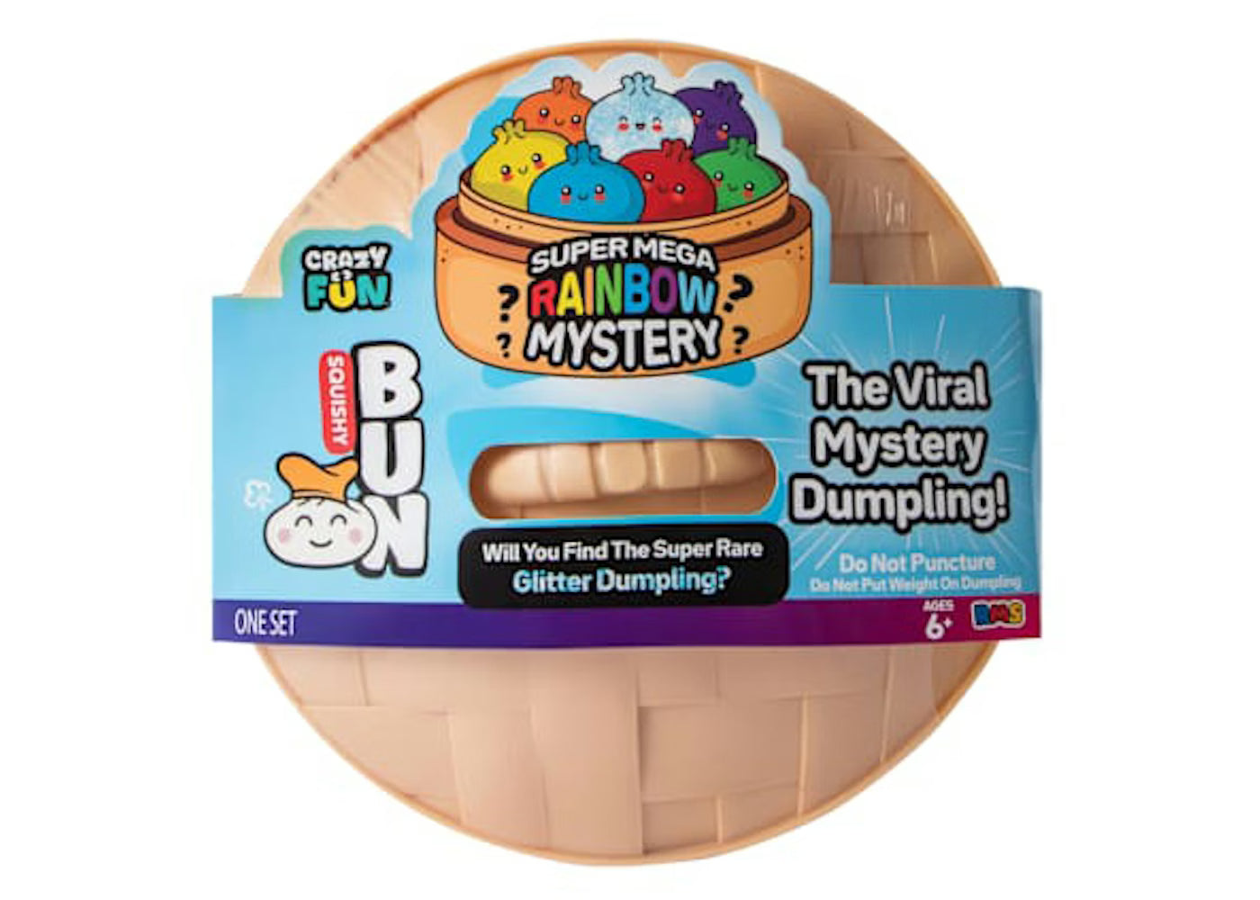 Squishy Bun Mystery "Dumpling" (Rainbow Mystery) Blind Box