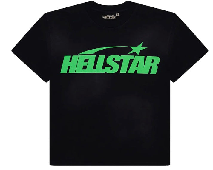 Hellstar Classic Logo Tee Black/Green