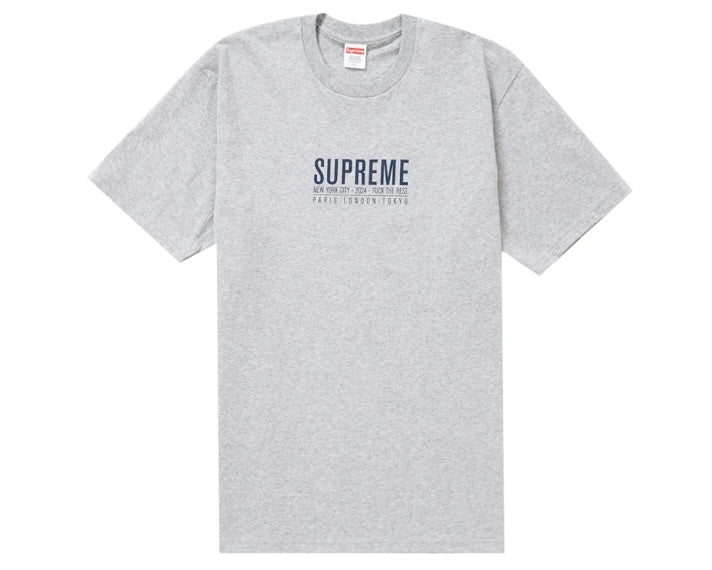 Supreme Paris Tee Heather Grey