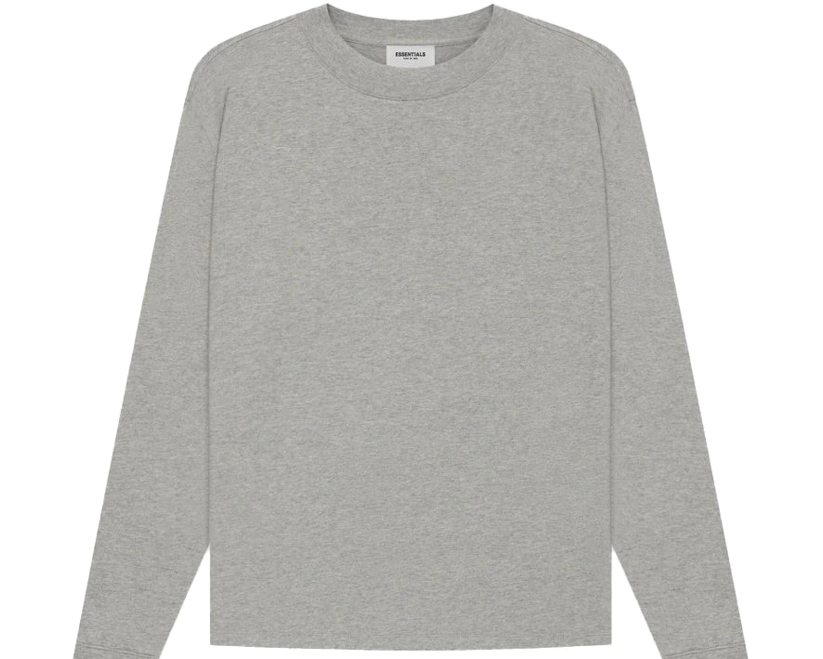 Fear of God Essentials Long Sleeve T-Shirt Dark Heather Oatmeal