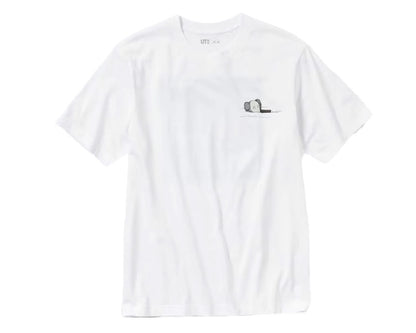KAWS x Uniqlo UT Short Sleeve Artbook Cover T-Shirt (US Sizing) White