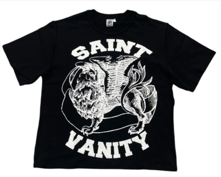 Black And White Saint Vanity Tee