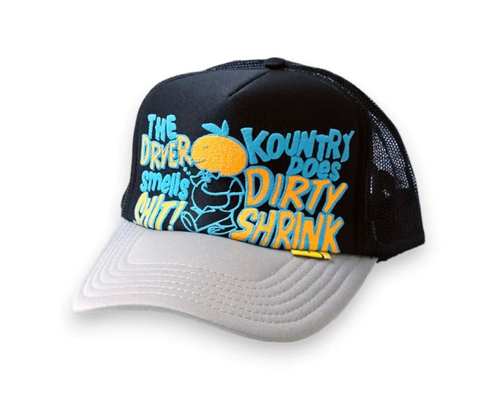 Kapital Country Dirty Shrink Trucker Hat Black