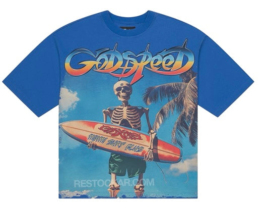 Godspeed Miami Surf Club Tee Blue