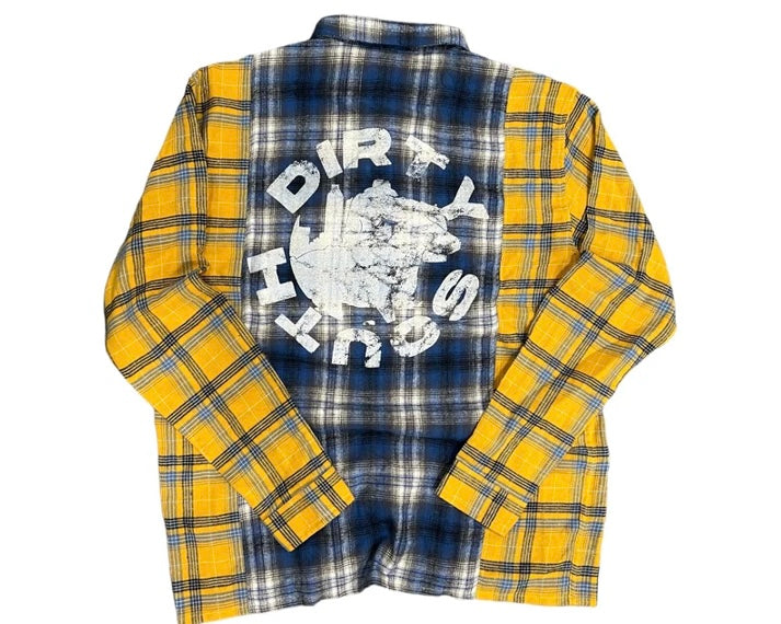 Dirty South Apparel Blue/Yellow Flannel