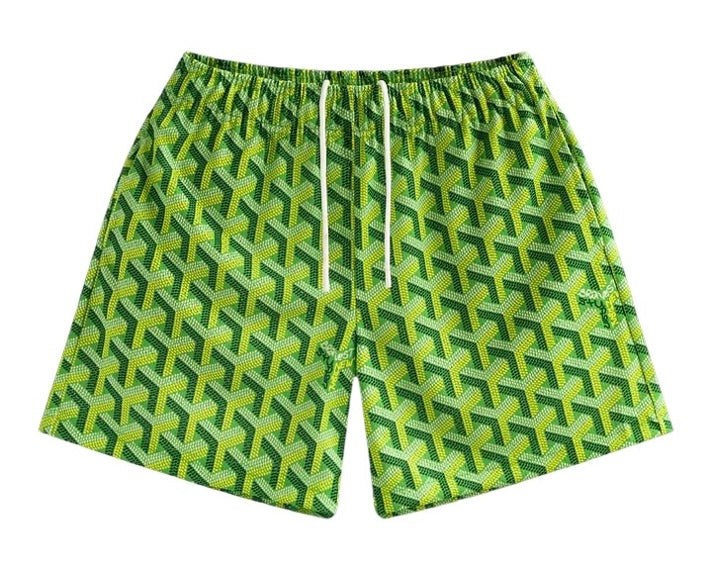 Bravest Studios Green Goyard Shorts