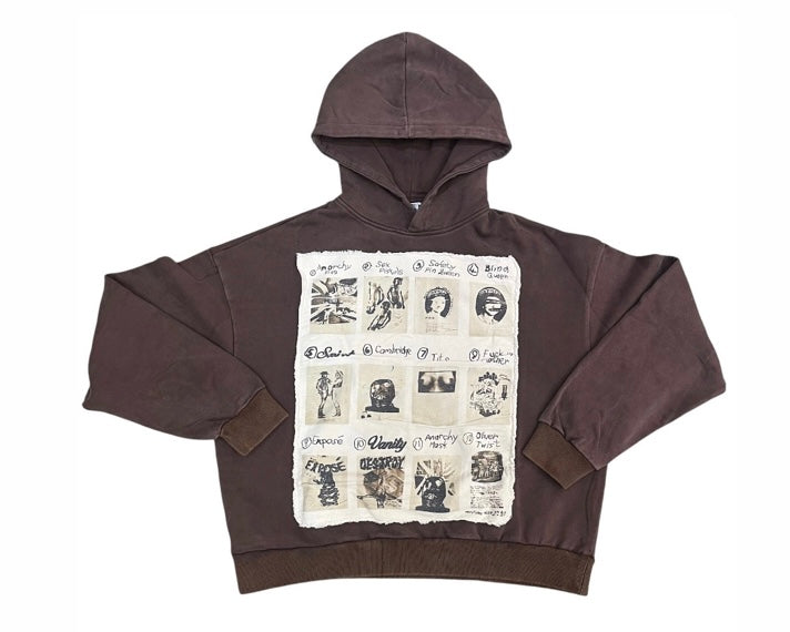 Saint Vanity Sex Pistols Hoodie Brown