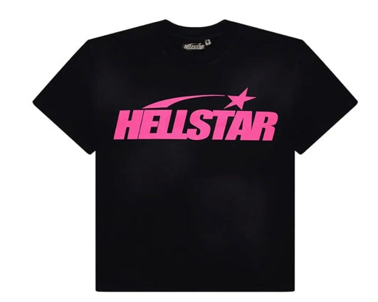 Hellstar Classic Logo Tee Black/Pink