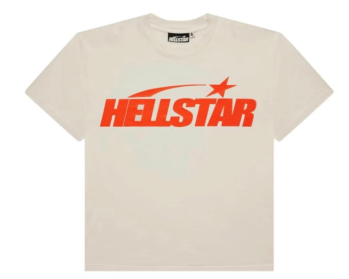 Hellstar Classic Logo Tee White/Orange