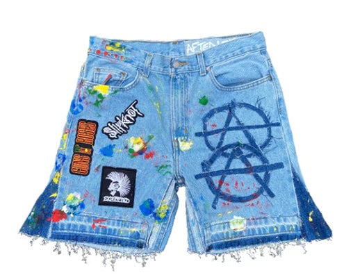 AfterLife Signature Patch Flare Jorts