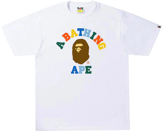 BAPE Colors College Tee (SS22) White