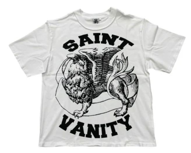 White And Black Saint Vanity Tee