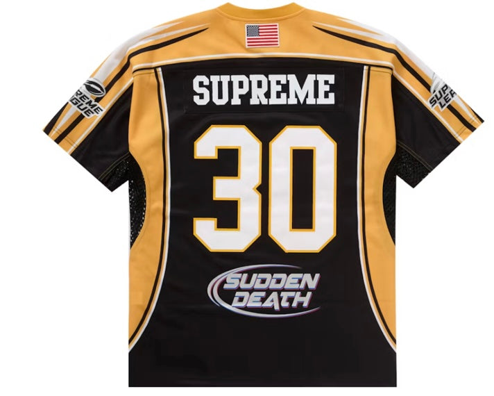 Supreme Sudden Death Football Jersey Black