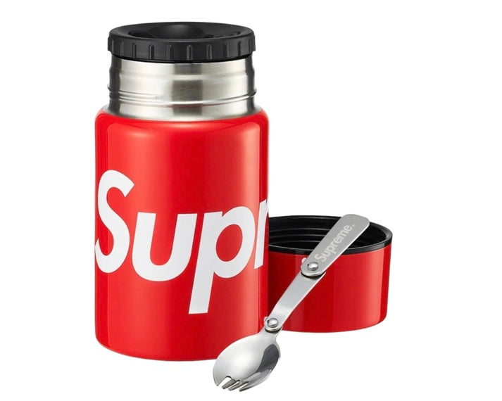Supreme Food Thermos W/ Spoon Red