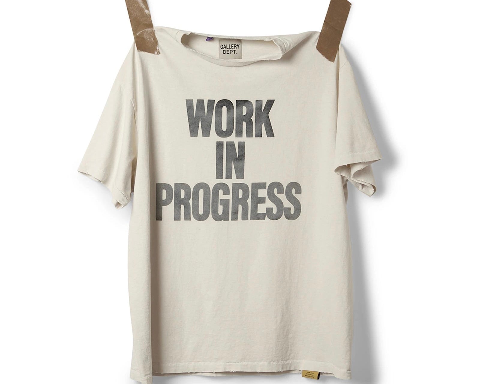 Gallery Dept. Work In Progress Tee Archival White