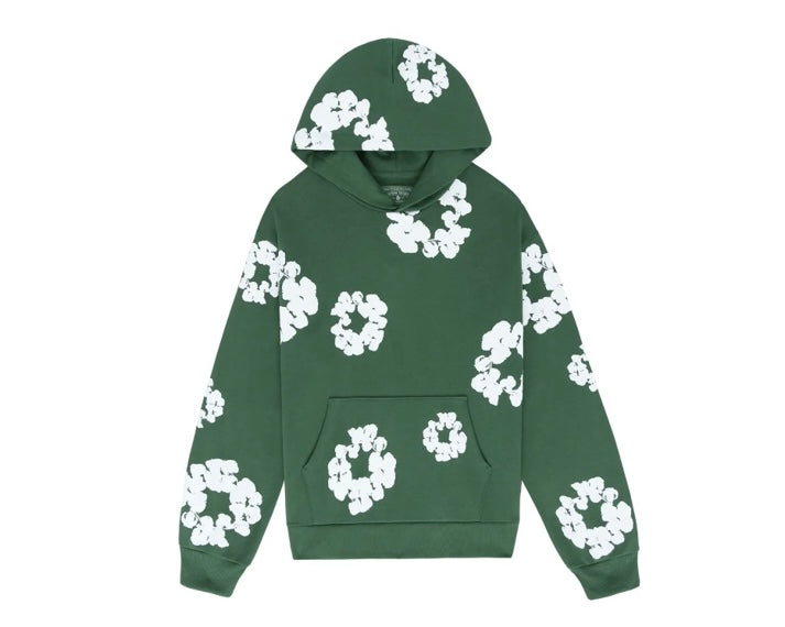 Denim Tears Cotton Wreath Hoodie Green