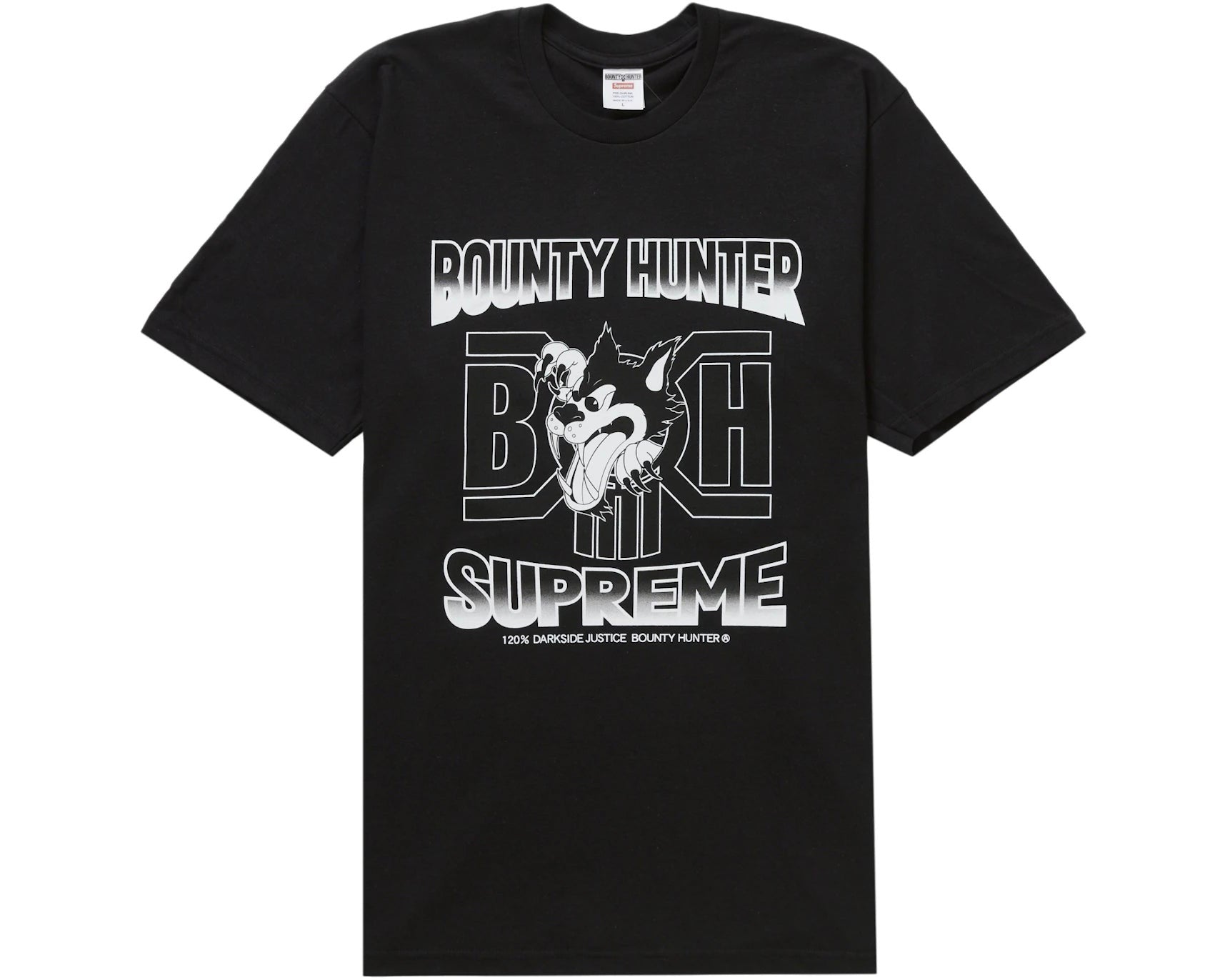 Supreme Bounty Hunter Wolf Tee Black