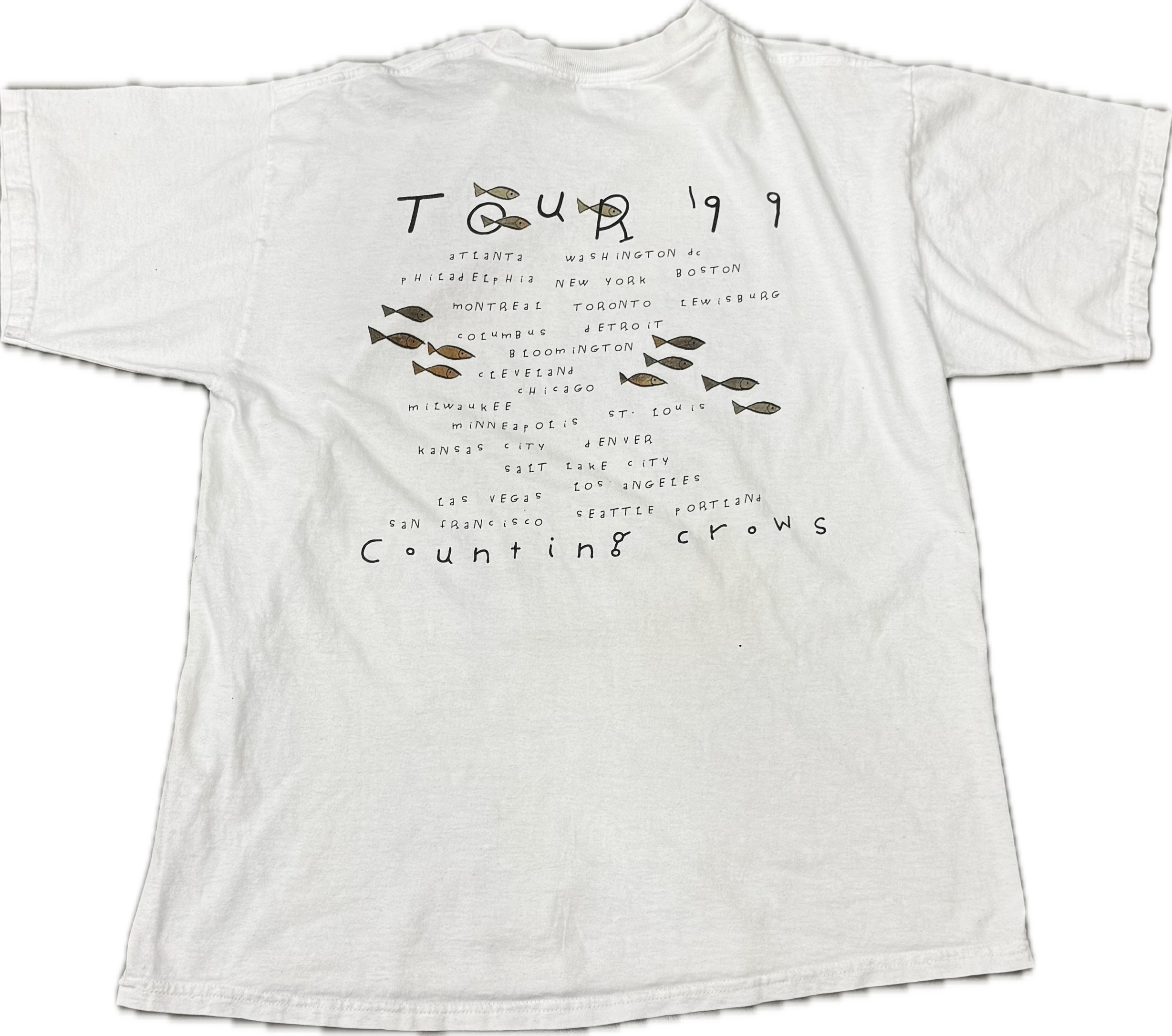 Vintage 1999 Counting Crows Tee
