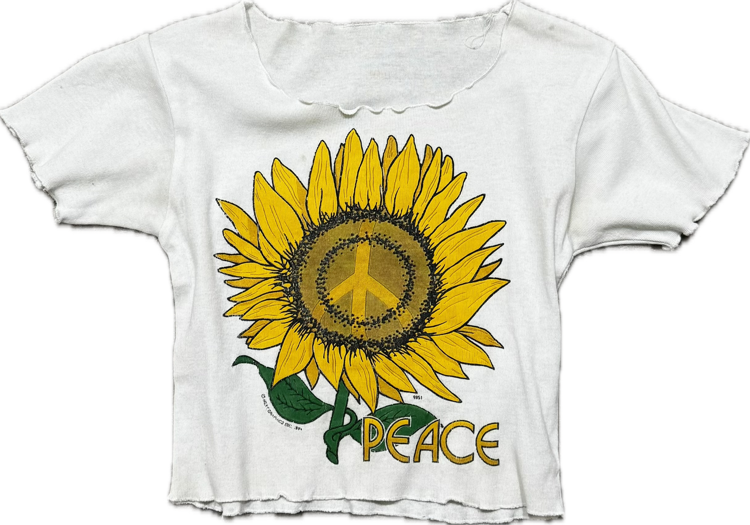 Y2K Peace Baby Tee