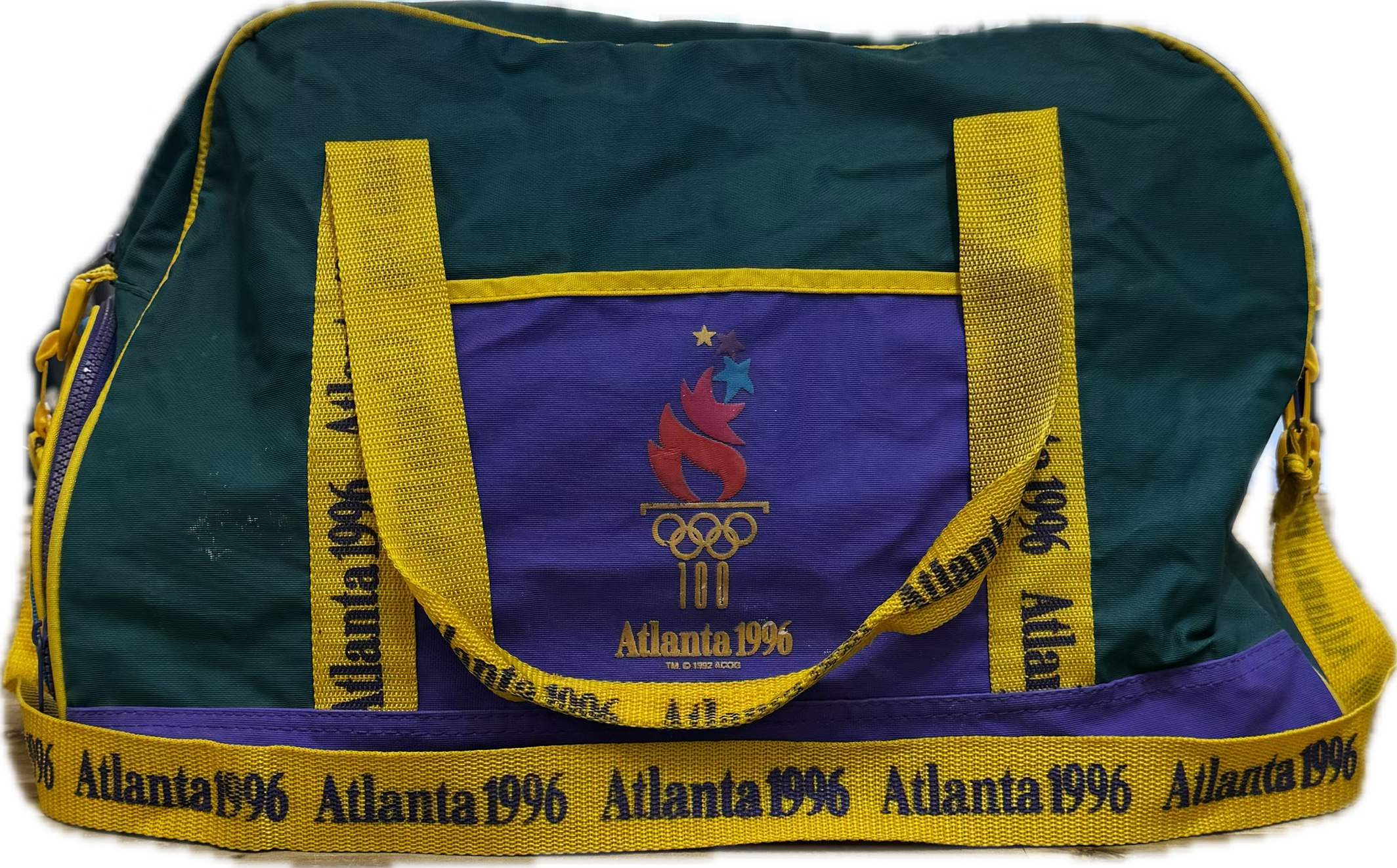 Vintage Atlanta 1996 Olympic Games Duffel Bag