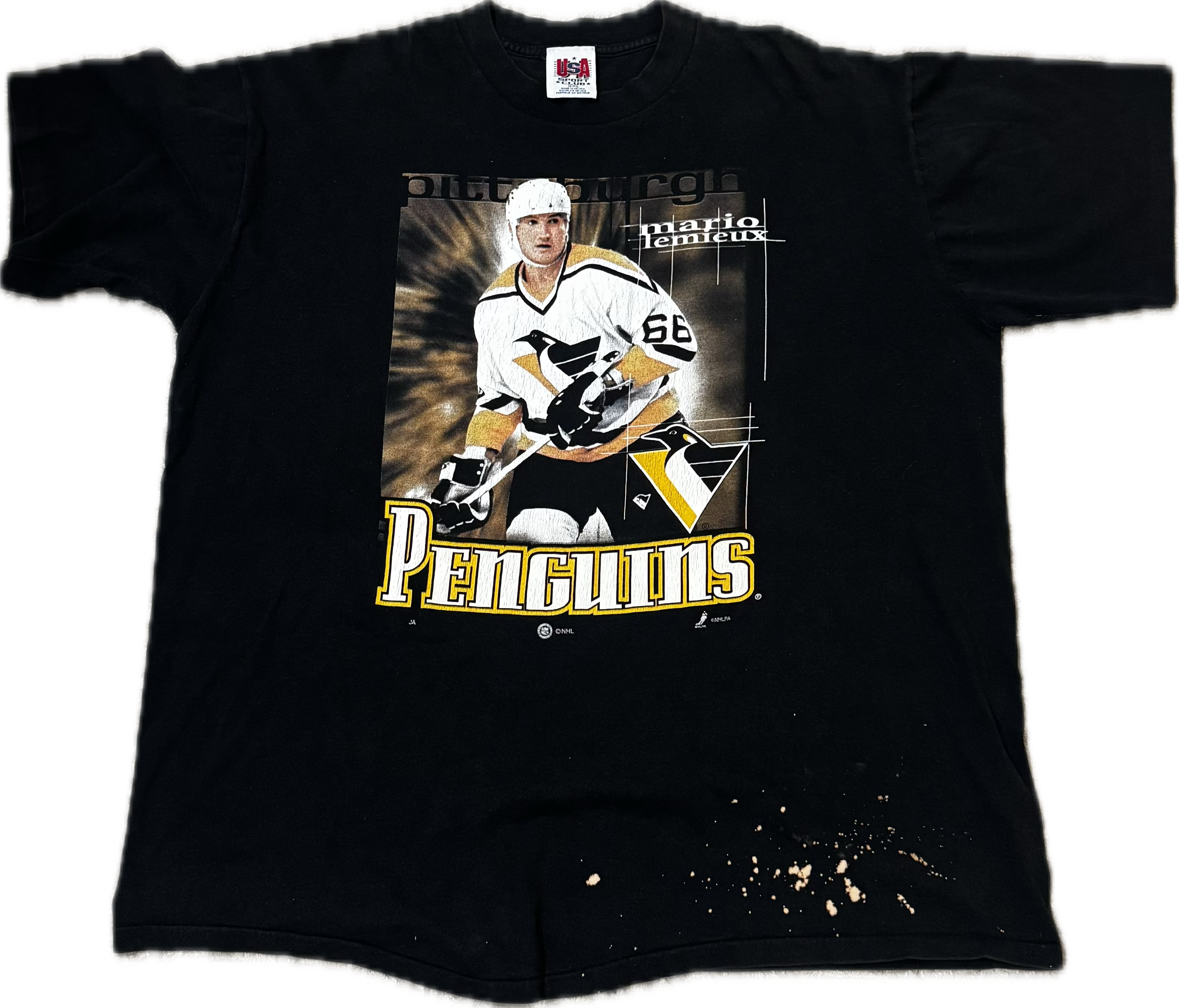 Vintage Mario Lemieux Hockey Tee