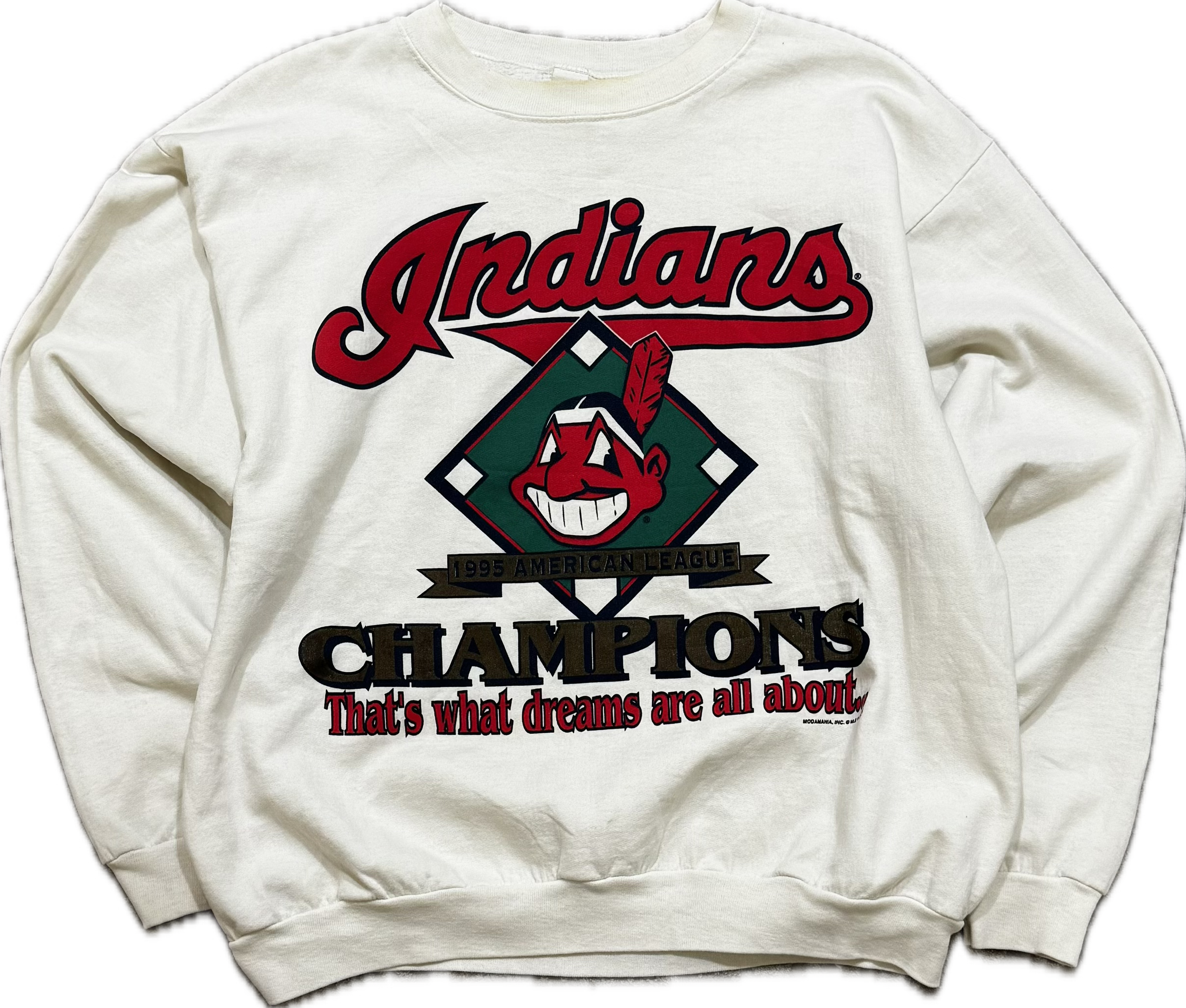 Vintage 1995 Cleveland Indians Championship Sweatshirt