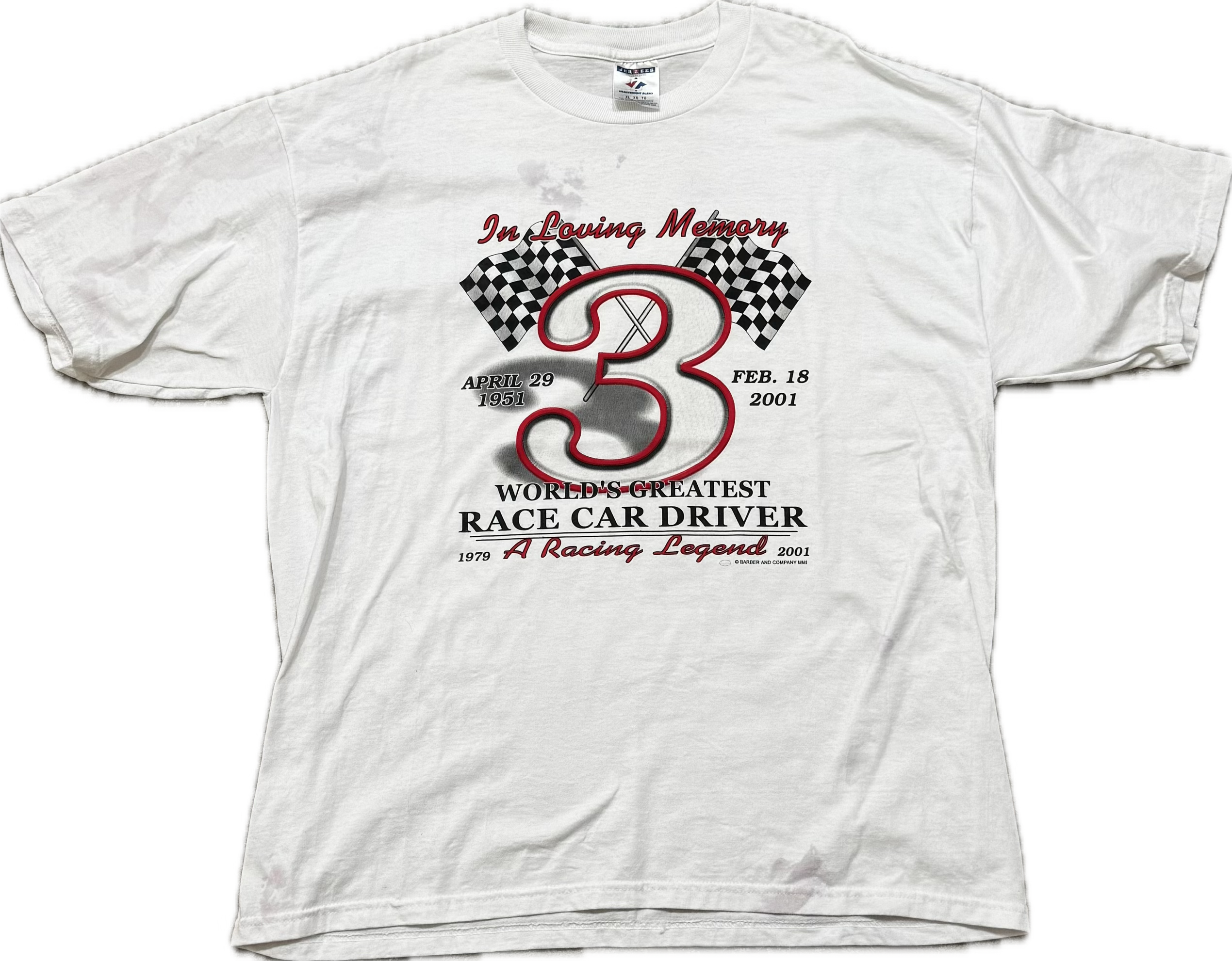 Vintage Dale Earnhardt Memorial Tee