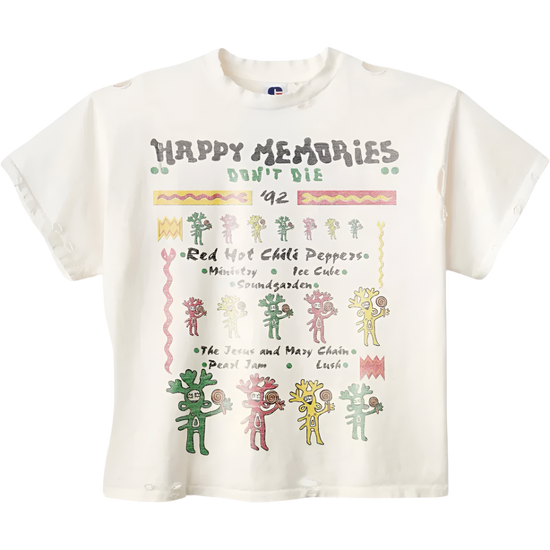 HMDD LA Rasta Festival Vintage Tee Cream