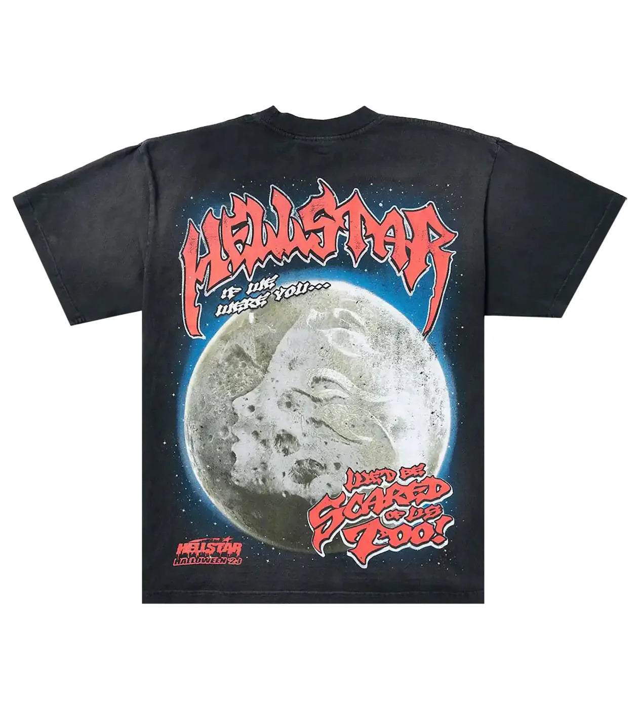 Hellstar Full Moon T-shirt Black