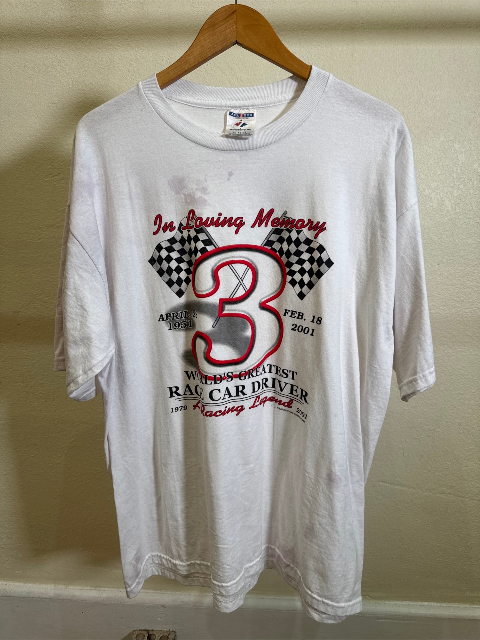 Vintage Dale Earnhardt Memorial Tee