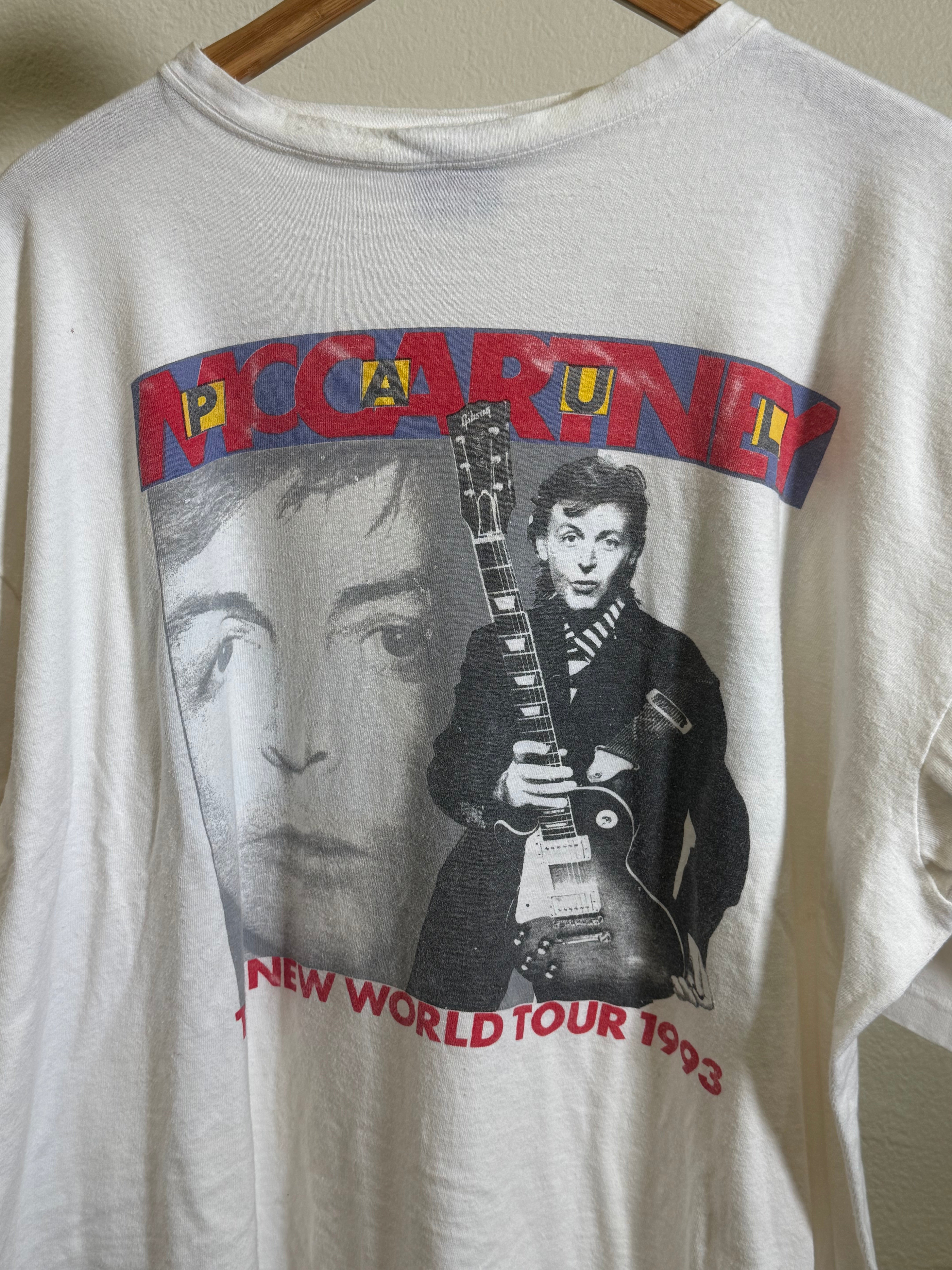 Vintage Paul McCartney "The New World 93 Tour" Tee
