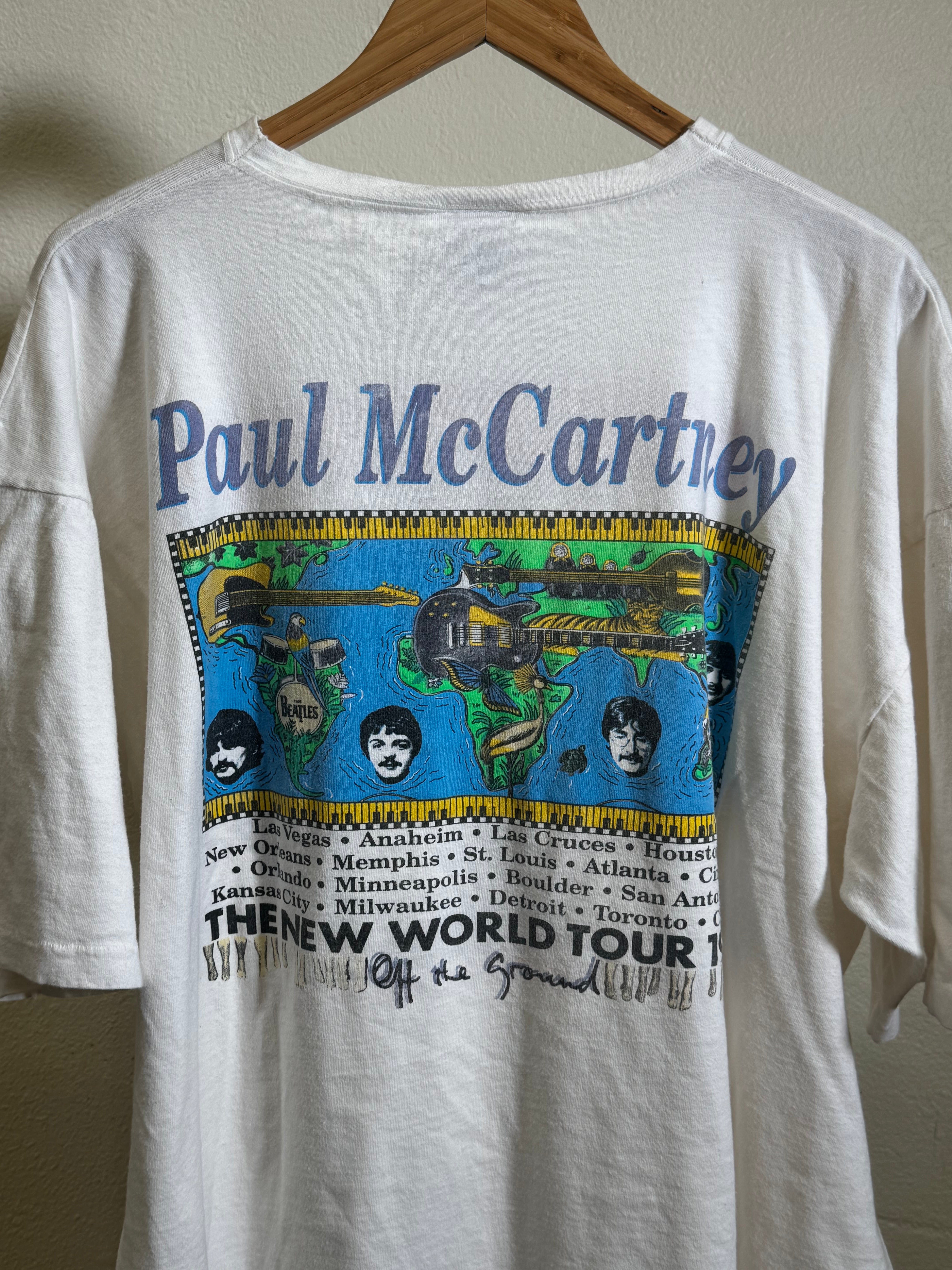 Vintage Paul McCartney "The New World 93 Tour" Tee