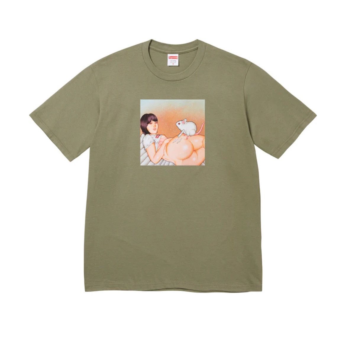 Supreme Mouse Tee (SS25) Olive