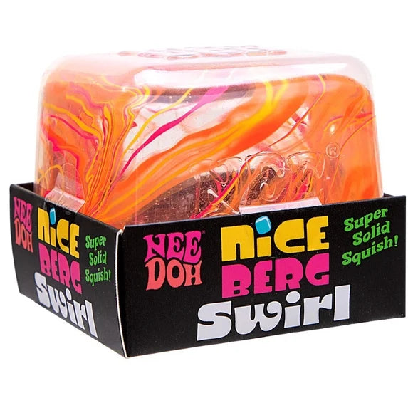 NeeDoh Swirl Nice Berg - Jumbo Squishy Squeezy Fun - Colors May Vary